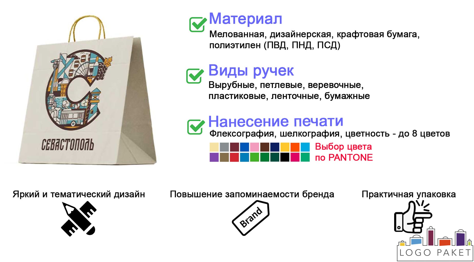 Пакет с городом Севастополь инфографика